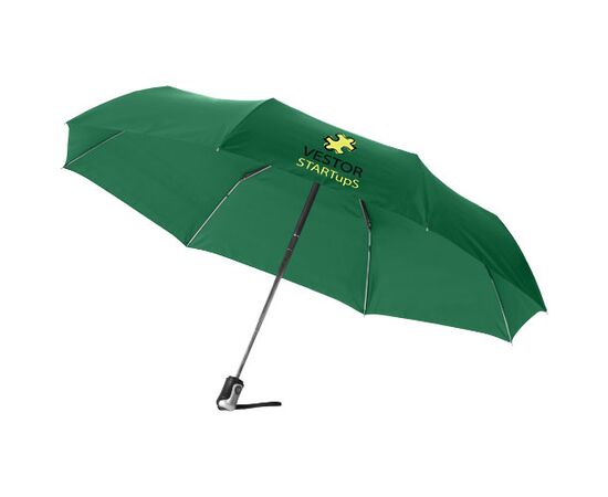 Alex 21,5'' opvouwbare automatische paraplu Groen - Unbranded 10901608