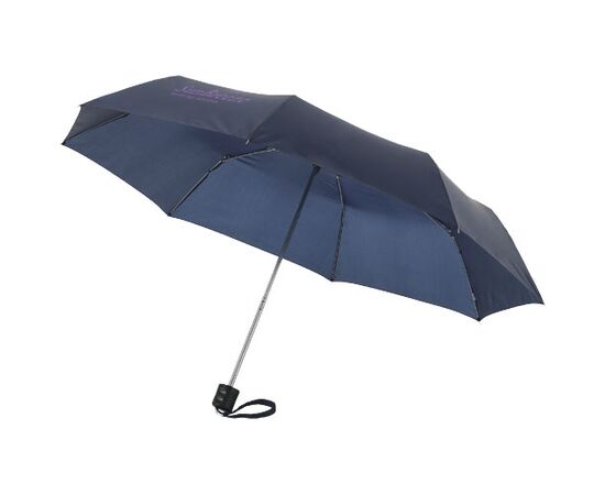 Ida 21.5&quot; foldable umbrella Navy - Unbranded 10905201