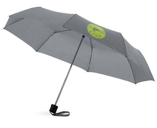 Ida 21.5" foldable umbrella Grey - Unbranded 10905207