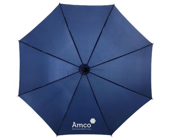Jova 23" umbrella with wooden shaft and handle Navy - Unbranded 19547823
