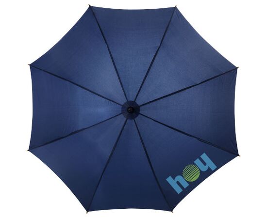 Parapluie 23" à ouverture automatique, poignée et mât en bois Marine - Unbranded 19547959