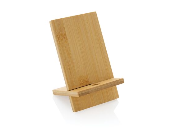 Support téléphone en bambou dans une boîte kraft Brun - XD Collection P301.409