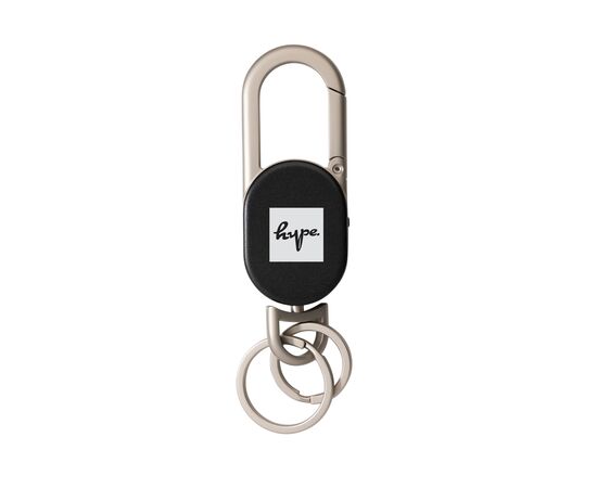 Keyfinder sleutelhanger met wereldwijd lokaliseren en USB C Zwart, Grijs - XD Collection P301.6301