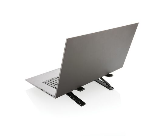 Support ordinateur/tablette en aluminium recyclé RCS Terra Gris - XD Xclusive P301.652