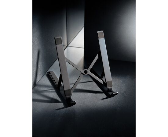 Support ordinateur/tablette en aluminium recyclé RCS Terra Gris - XD Xclusive P301.652