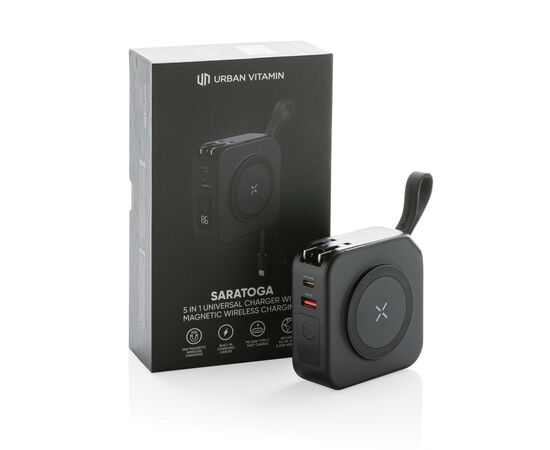 Urban Vitamin Saratoga 5-in-1 universele lader Zwart - Urban Vitamin P301.951