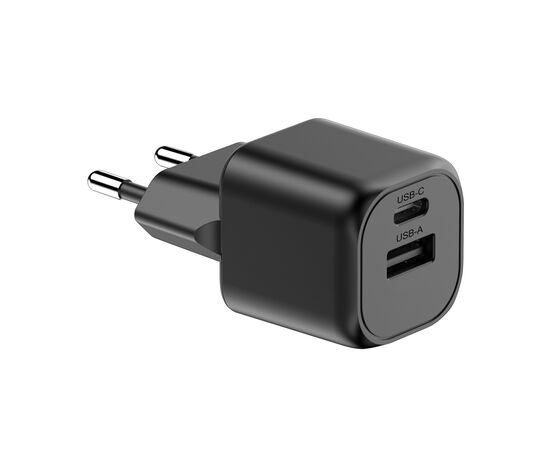 Urban Vitamin Monterey RCS recycled plastic 20W GAN charger Black - Urban Vitamin P301.9701