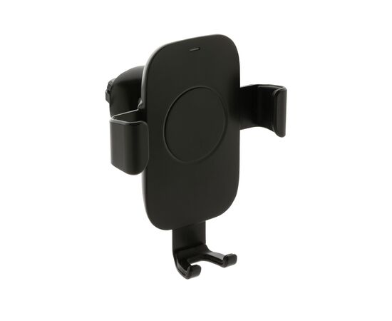RCS recycled plastic 10W wireless charging car holder Black - XD Collection P302.561