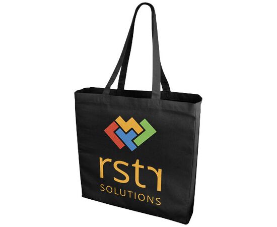 Odessa 220 g/m katoenen draagtas 13L Zwart - Unbranded 12013501