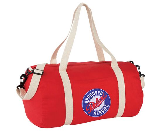Barrel katoenen duffeltas 25L Rood - Unbranded 12019502