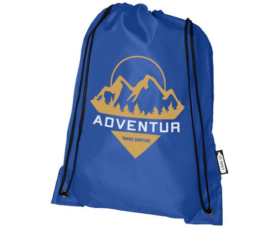 Oriole RPET rugzak met trekkoordsluiting 5L Koningsblauw - Unbranded 12046102