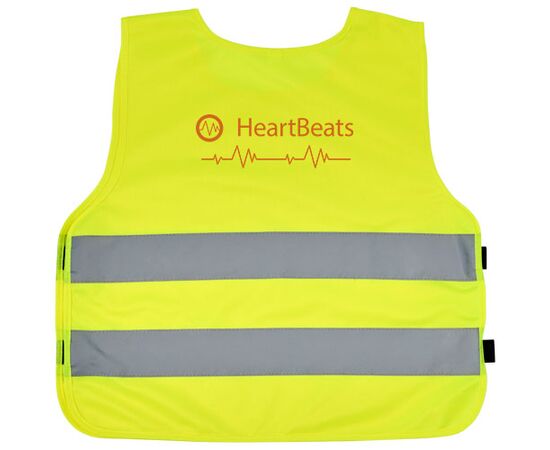 RFX&#8482; Odile veiligheidsvest met klittenband voor kinderen van 3-6 jaar oud Neongeel - RFX™ 12202200