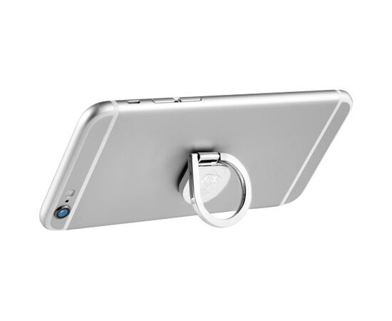 Support de téléphone avec anneau en aluminium Cell Argent - Unbranded 12394500