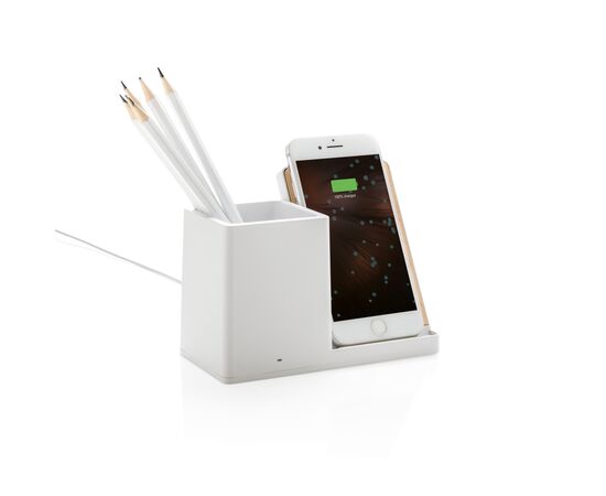 Ontario RCS recycled plastic 10W wireless charger White - XD Xclusive P308.403