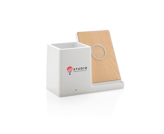 Ontario RCS recycled plastic 10W wireless charger White - XD Xclusive P308.403