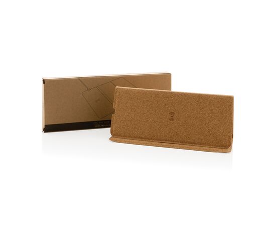 Tapis de souris avec chargeur sans fil 10W en liège Brun - XD Collection P308.519