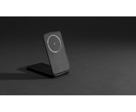 Swiss Peak 15W 3-in-1 magnetischer Wireles Charger aus rPU Schwarz - Swiss Peak P308.541