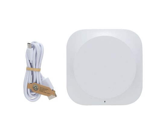 Chargeur 10W en plastique recyclé RCS et liège Oregon Brun - XD Xclusive P308.589