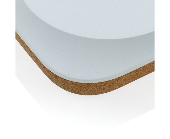 Chargeur 10W en plastique recyclé RCS et liège Oregon Brun - XD Xclusive P308.589