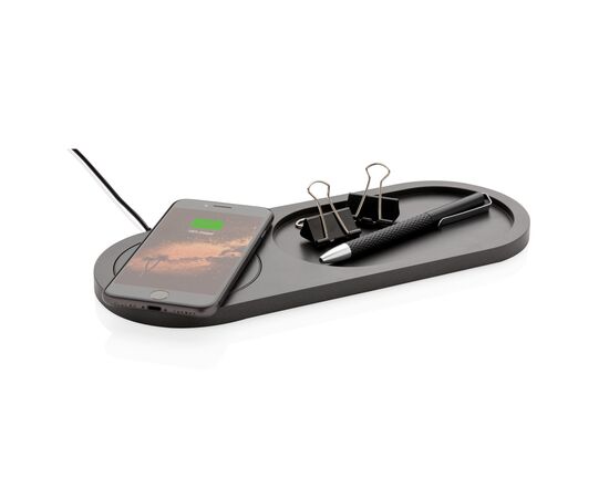 Encore 10W wireless charging valet tray Black - XD Xclusive P308.591