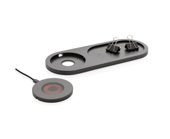 Encore 10W wireless charging valet tray Black - XD Xclusive P308.591