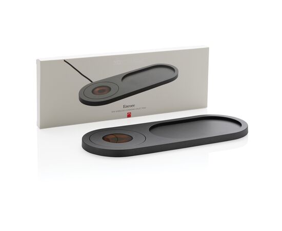 Encore 10W wireless charging valet tray Black - XD Xclusive P308.591