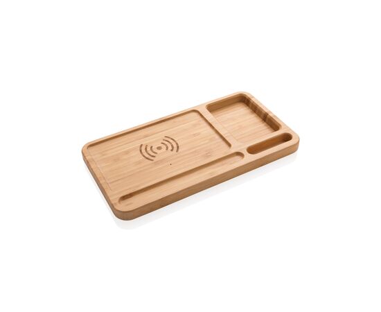 Organiseur de bureau avec induction 5W Brun - XD Collection P308.629