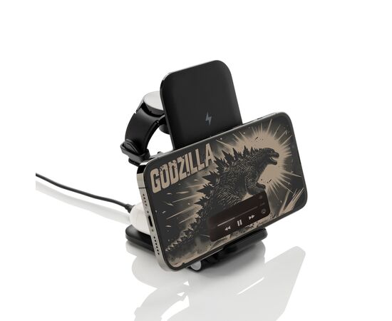 Powerpal 3-in-1 RCS gerecycled plastic 15W oplader Zwart - XD Collection P309.0601