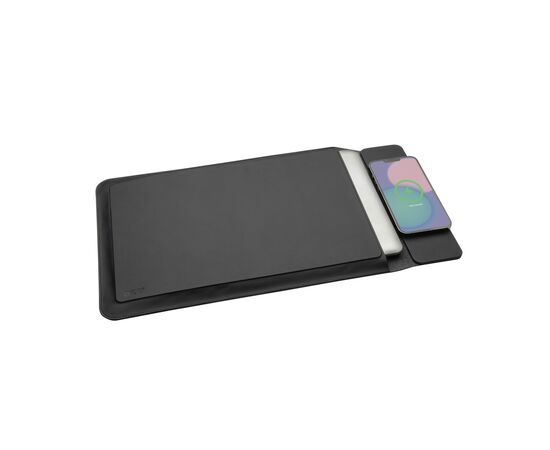 Swiss Peak 14-15,6 inch laptopsleeve met 15W magn. opladen Zwart - Swiss Peak P309.0701