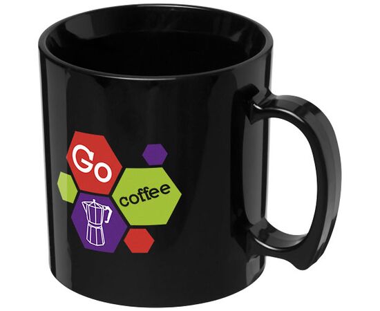 Mug en plastique Standard 300ml Noir - Unbranded 21001400