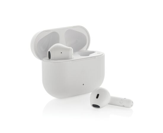 Tunevo kabellose Ohrhörer aus RCS recyceltem Kunststoff Weiß - XD Collection P311.0403