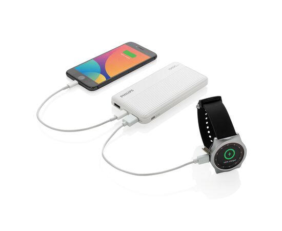Philips 10.000 mAh slim powerbank White - Philips P322.303