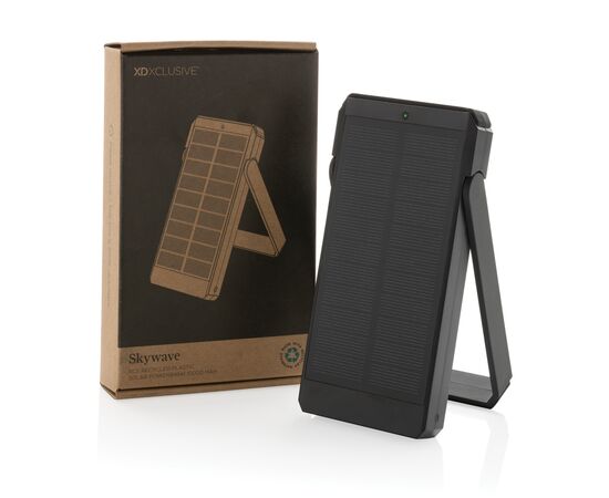 Powerbank 10.000mAh en plastique recyclé RCS Skywave Noir - XD Xclusive P322.341