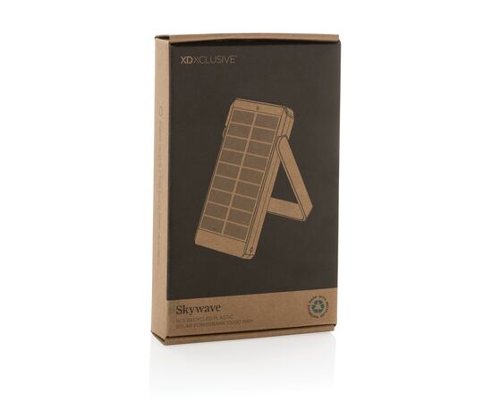 Powerbank 10.000mAh en plastique recyclé RCS Skywave Noir - XD Xclusive P322.341