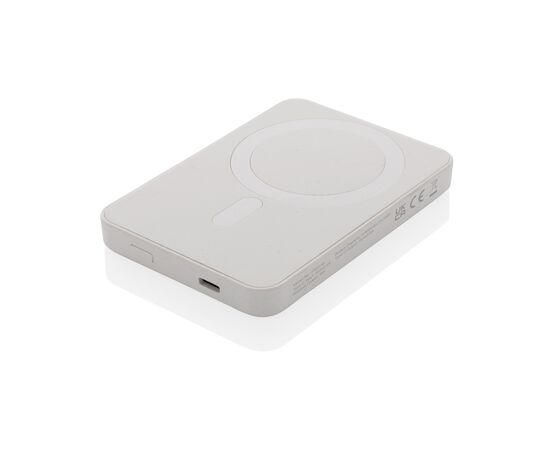 Powerbank magnétique 5000mAh en plastique RCS Magnetix Blanc - XD Collection P322.403