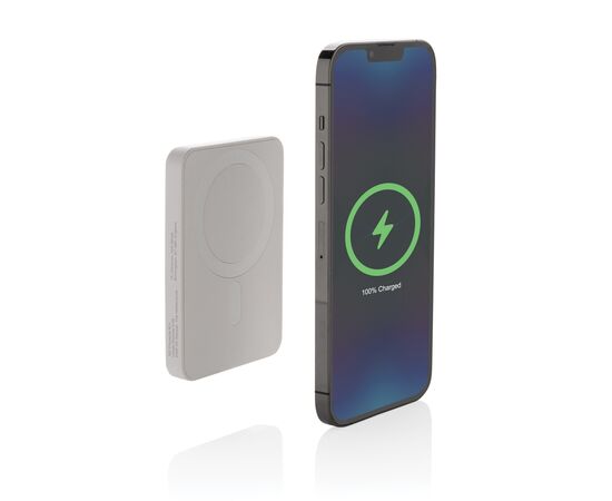 Powerbank magnétique 5000mAh en plastique RCS Magnetix Blanc - XD Collection P322.403