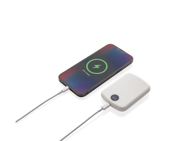 Powerbank magnétique 5000mAh en plastique RCS MagBoost Blanc - XD Collection P322.413