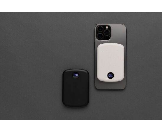 Powerbank magnétique 5000mAh en plastique RCS MagBoost Blanc - XD Collection P322.413