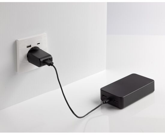 Boostcore RCS recycled plastic powerbank 20.000mAh USB C Black - XD Collection P322.5701