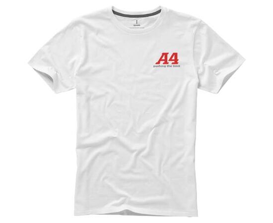 Nanaimo heren t-shirt met korte mouwen Wit - Elevate Life 38011011