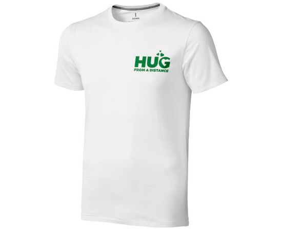 Nanaimo heren t-shirt met korte mouwen Wit - Elevate Life 38011011