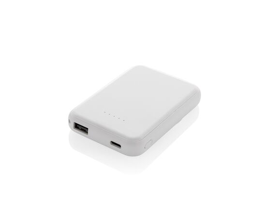 Powerbank 5000mAh et 5W en plastique recyclé RCS Stellar Blanc - XD Collection P322.5903