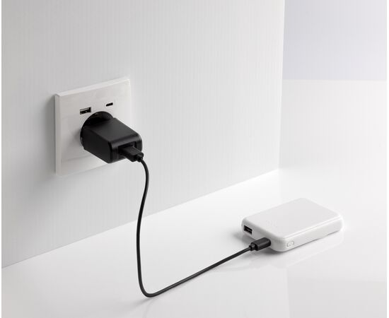 Powerbank 5000mAh et 5W en plastique recyclé RCS Stellar Blanc - XD Collection P322.5903