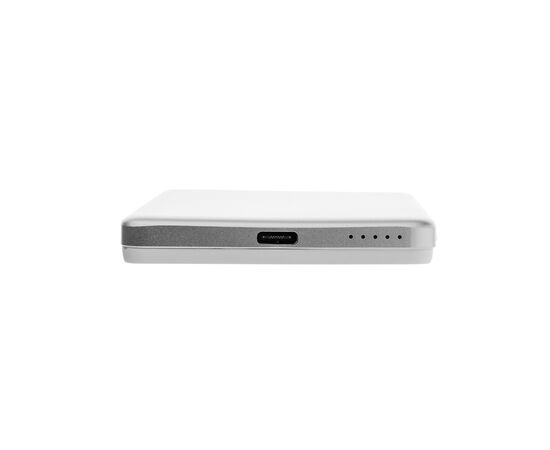 Orion 5.000mAh 5W magnetische Powerbank aus RCS rec. Alu Silber - XD Collection P322.6002