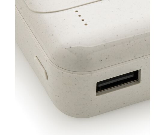 RCS standard recycled plastic 10.000 mAh powerbank White - XD Collection P322.663