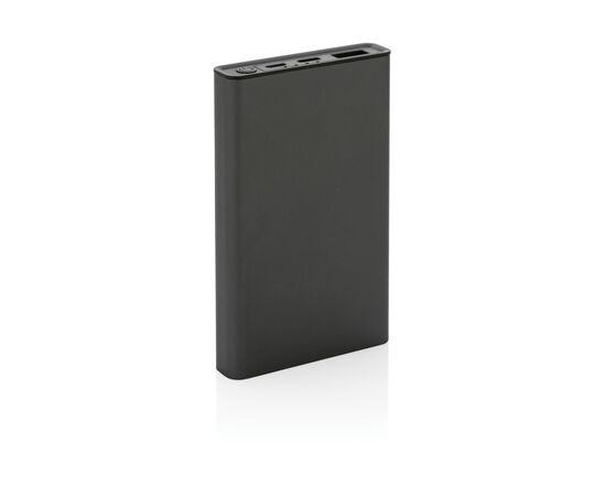 Terra RCS gerecyclede aluminium powerbank 5.000 mAh Grijs - XD Xclusive P322.682