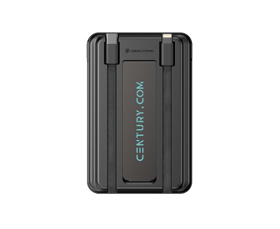 Urban Vitamin Redwood 5in1 5000mah 20W PD magnetic powerbank Black - Urban Vitamin P322.7101