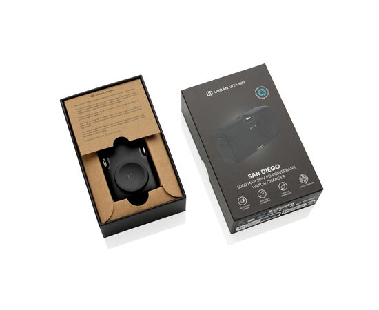 Powerbank 20W PD en plastique RCS Urban Vitamin San Diego Noir - Urban Vitamin P322.8601