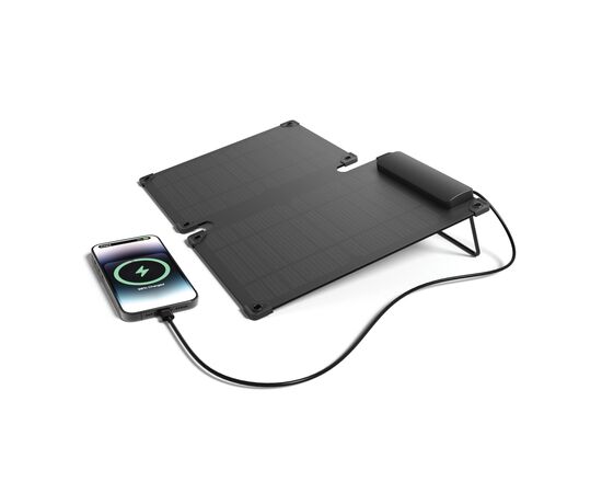 Solarpulse rplastic portable Solar panel 10W Black - XD Collection P323.061