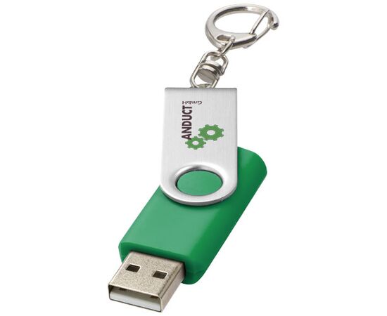 Clé USB rotative avec porte-clés Vert - Unbranded 1Z40007K